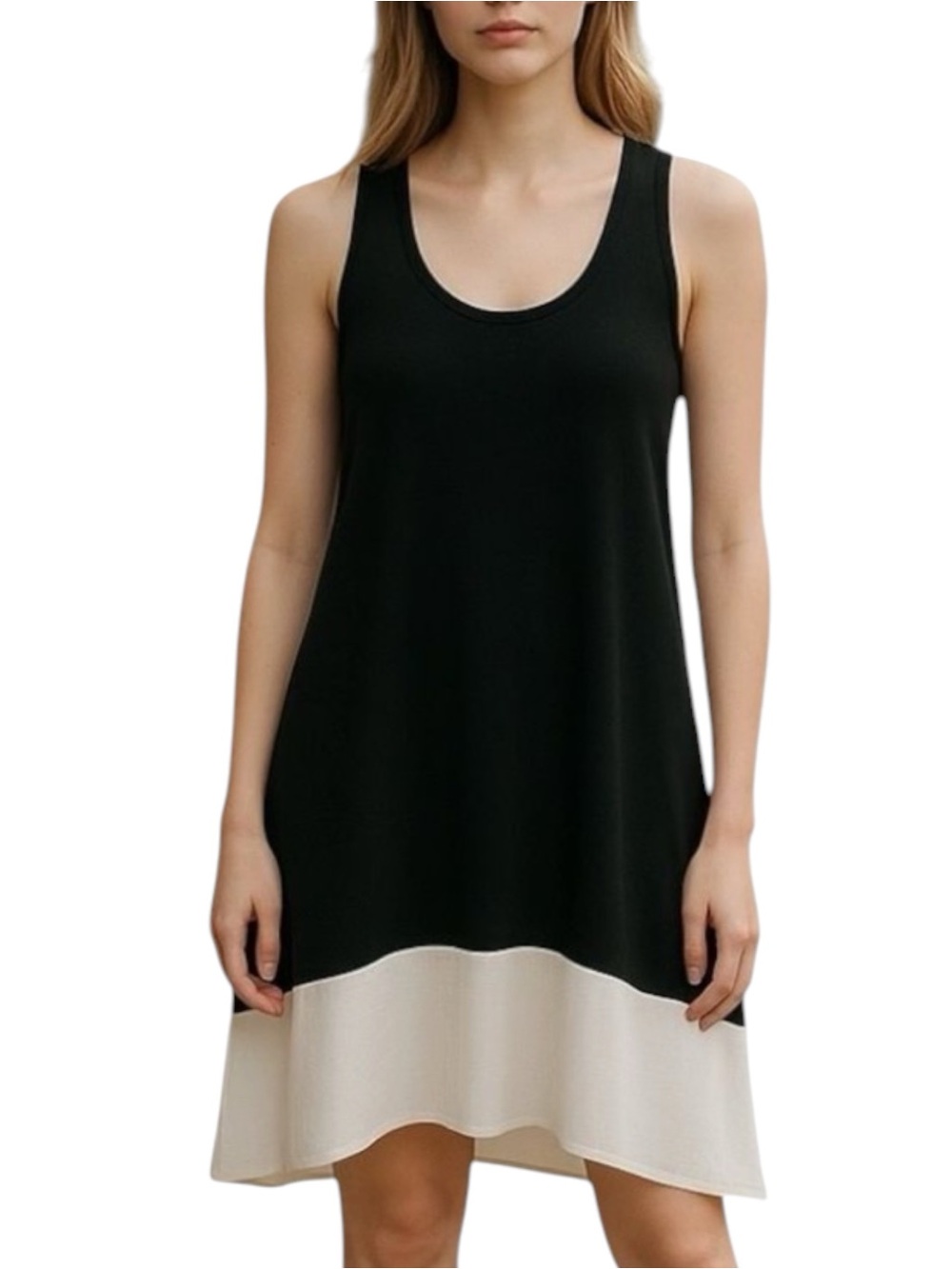 BCBGMaxAzria Black White ColorBlock EuroGirl Dress NWT Size XS